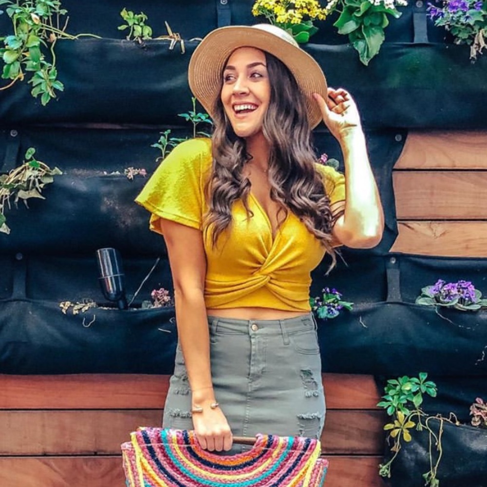 Yellow Crop Top